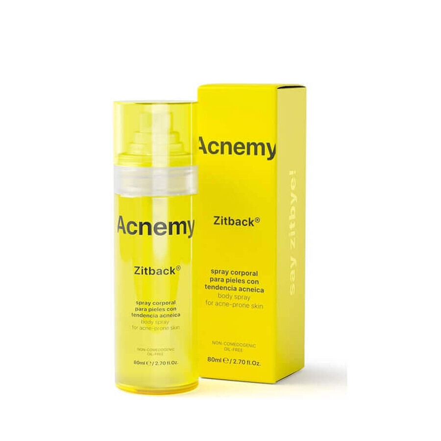 ZITBACK Acnemy Spray corpo per pelli a tendenza acneica 80 ml