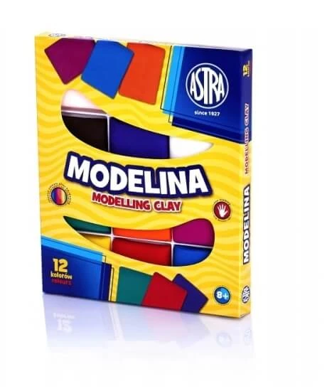 Astra boetseerklei, 12 kleuren