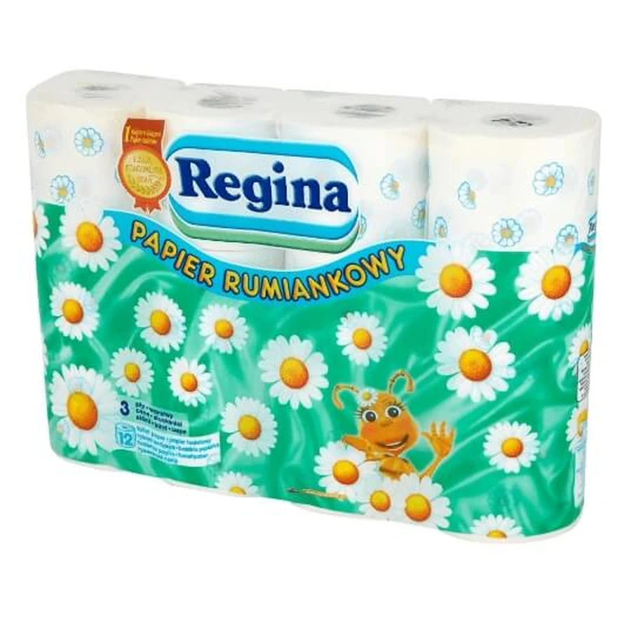 Regina, toiletpapier met kamille, 12 rollen