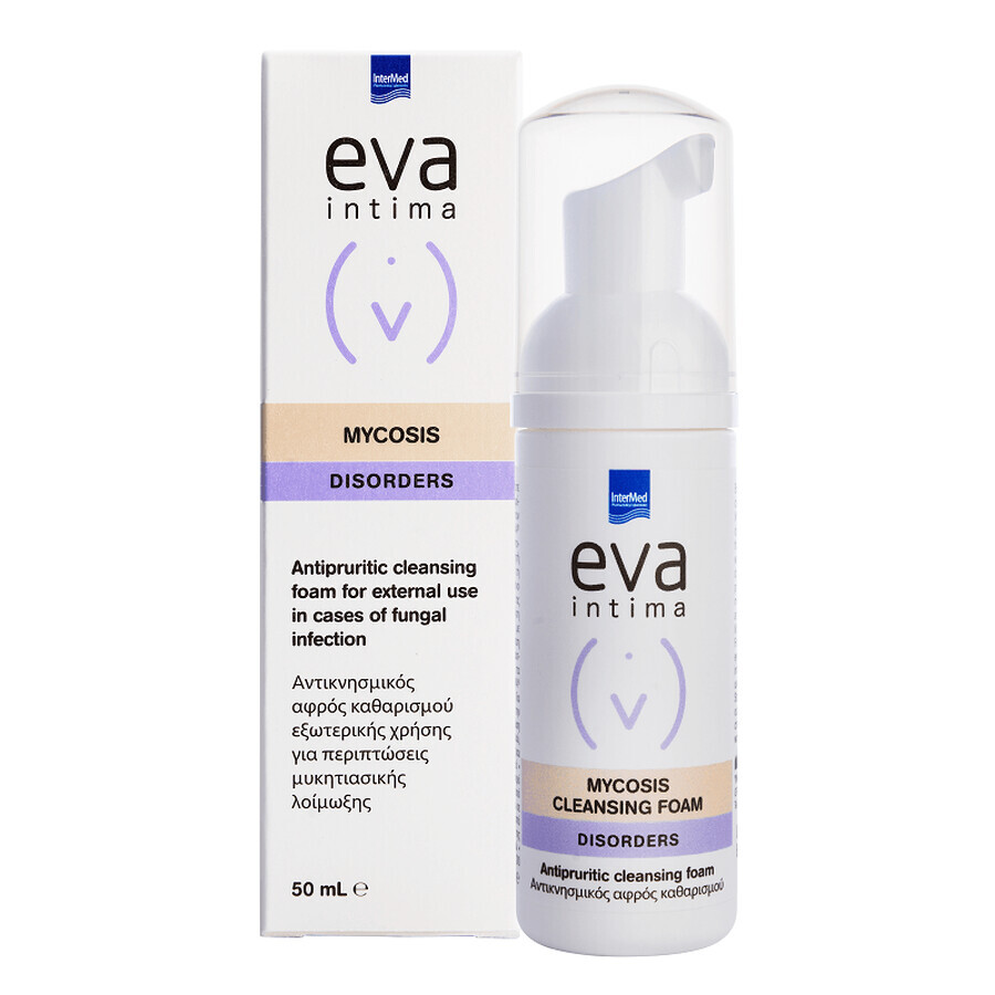 Spuma de curatare Eva Intima Mycosis, 50 ml, Intermed