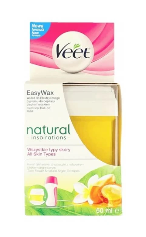 Veet roll-on cartridge voor elektrisch ontharingssysteem met hete was