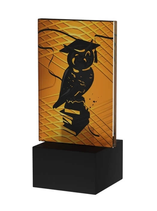 Min-Line Amber, Glazen Trofee - Scholen, AG1-12/SCH