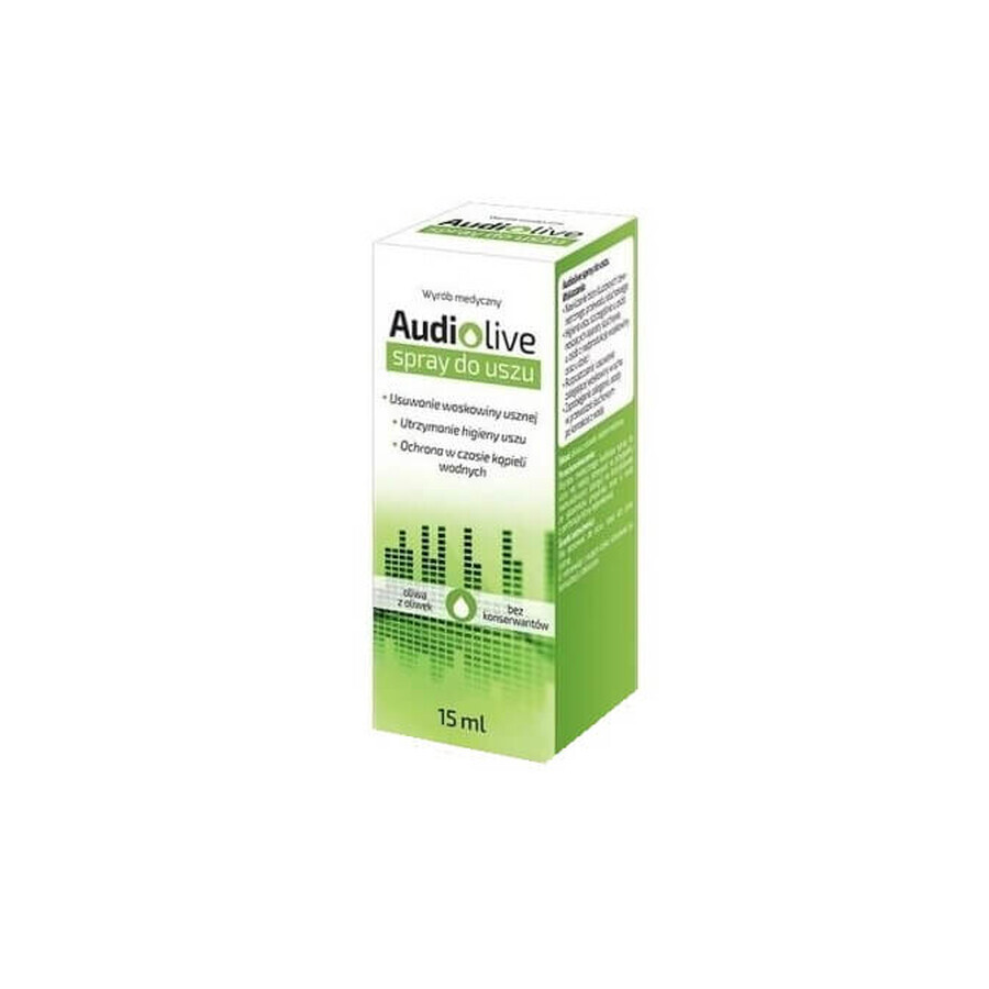 Audiolive Oorspray 15 ml