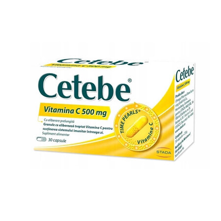 Cetebe Vitamin C 500 mg, 30 capsules