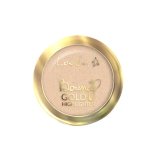 Goudkleurige highlighter voor het gezicht