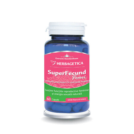 Superfecund femei, 60 capsule, Herbagetica