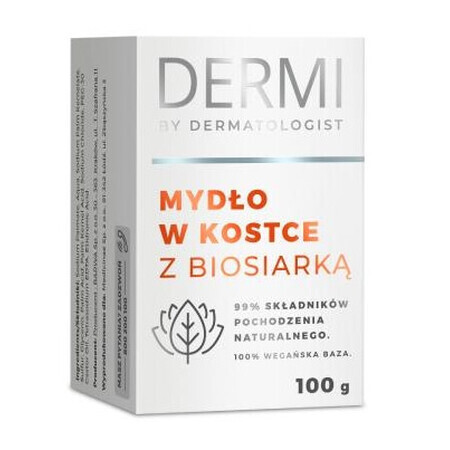 Jabón Dermi By Dermatologist en barra con biosiark, 100g