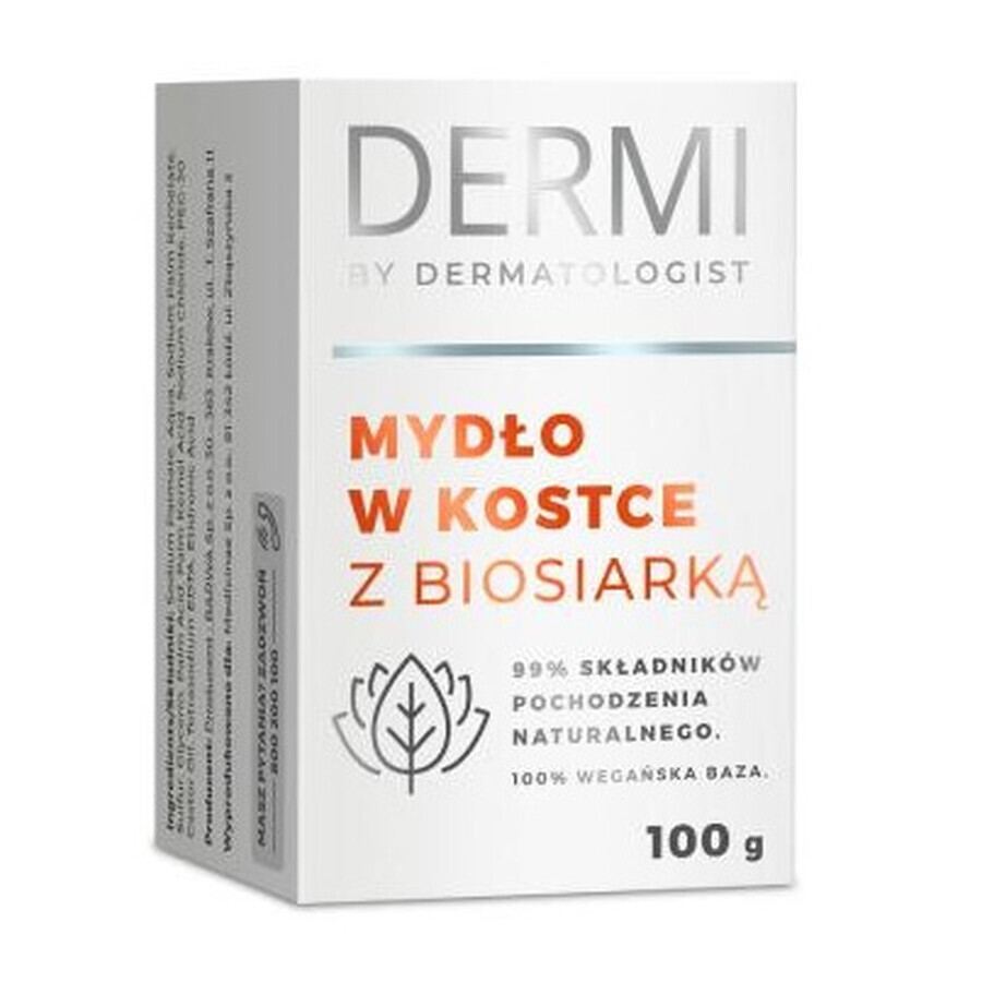 Jabón Dermi By Dermatologist en barra con biosiark, 100g