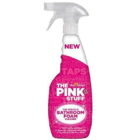 Stardrops, The Pink Stuff, nettoyant moussant pour salle de bains, 750ml