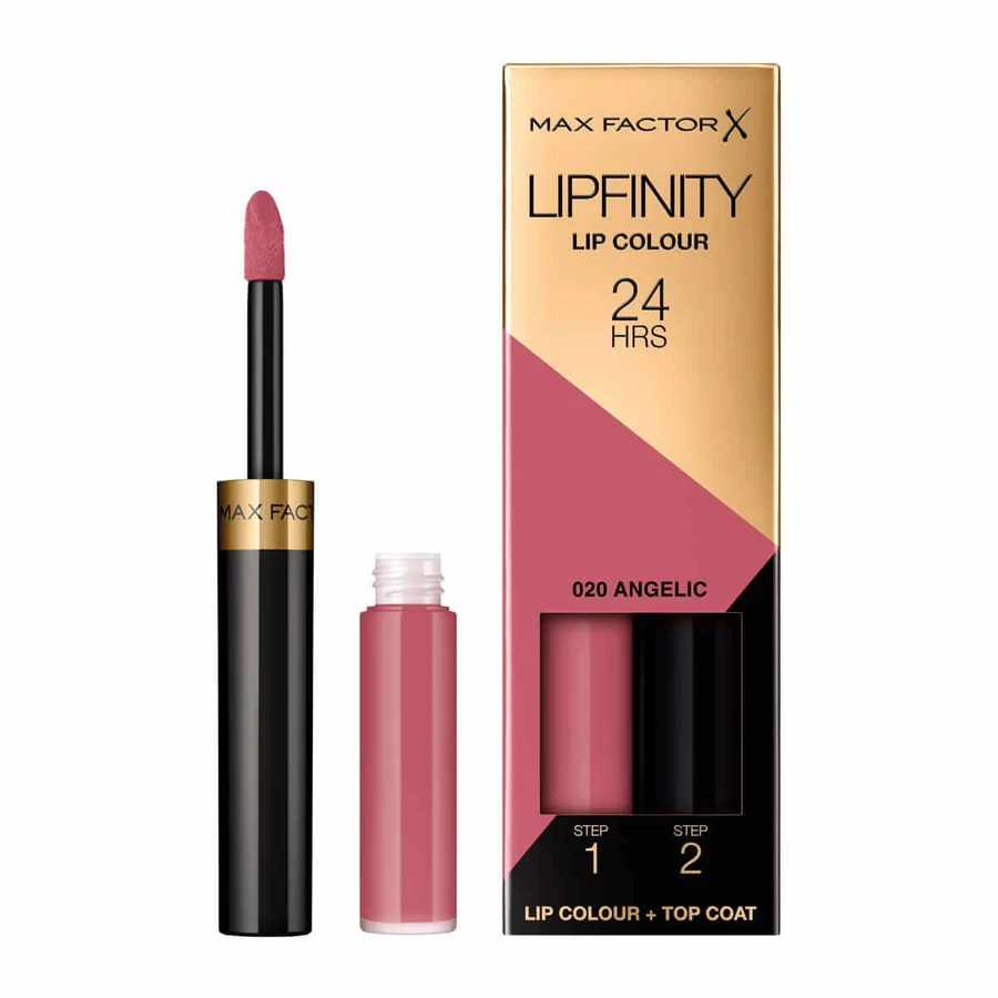 Lipfinity Lip Colour Dwufazowa pomadka w płynie o długotrwałym efekcie 020 Angelic, 3.69ml: ceny i cechy