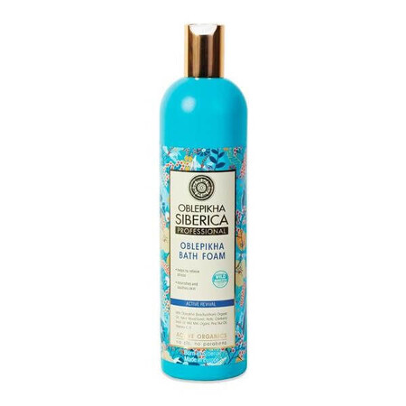 Natura Siberica Active loción de baño revitalizante con hidrolato de espino amarillo, 550ml