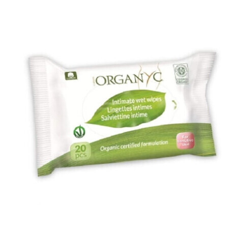 Organyc, Salviette igieniche Intima, 20 pz.