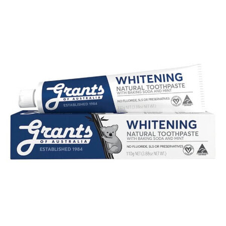 Grants of Australia Natuurlijke Whitening Tandpasta zonder fluoride, 110g