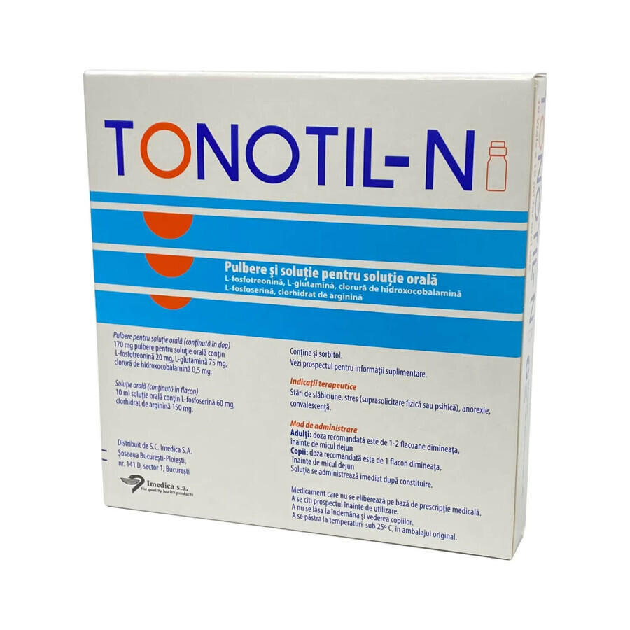 Tonotil-N, 10 borracce, Vianex Sa