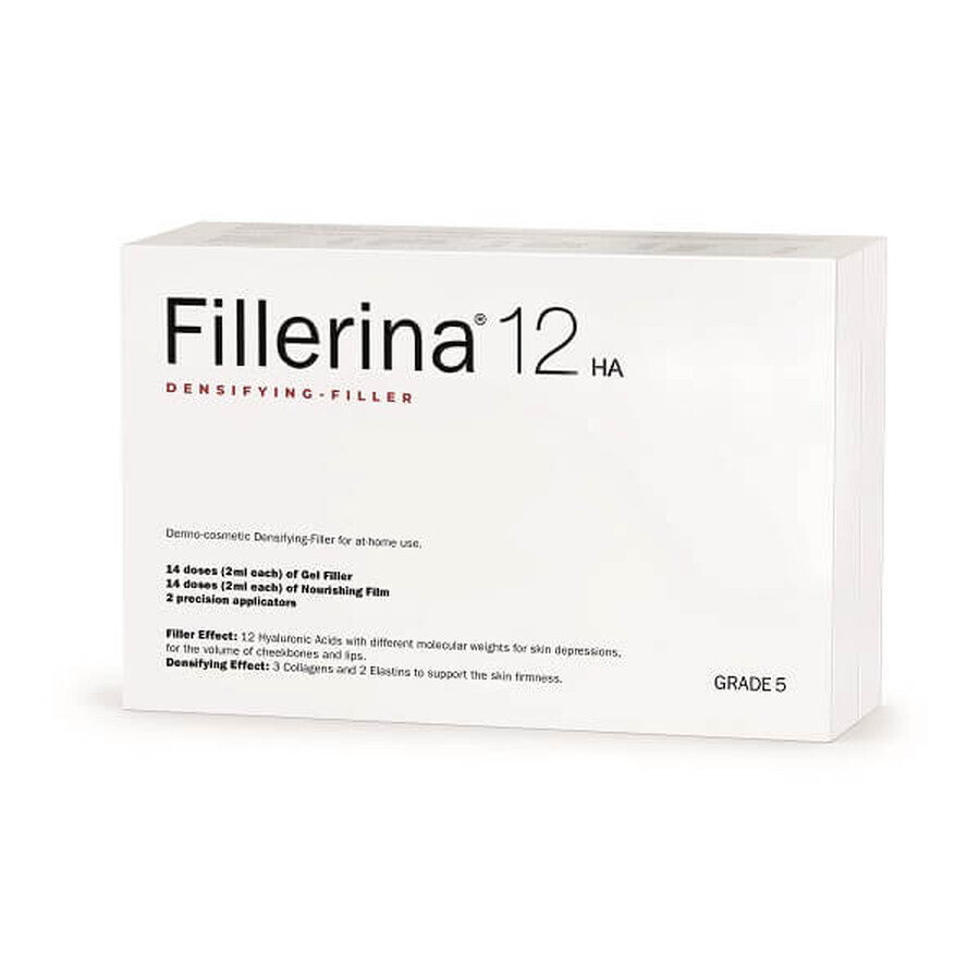 Intensieve plamuurbehandeling Fillerina 12HA verdichtend GRAD 5, 14 + 14 doses, Labo