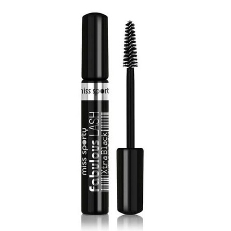 Miss Sporty Fabulous Lash Xtra Mascara 001 Xtra Black, 8ml