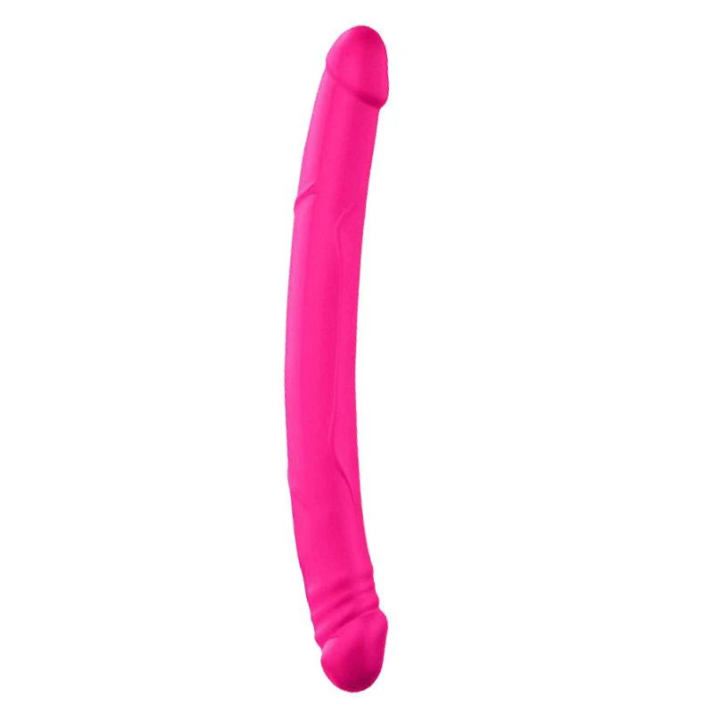 Marc Dorcel Real Double Do, dubbelzijdige dildo Magenta, 1 stuk