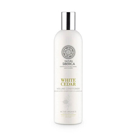 Acondicionador Natura Siberica Cedro Blanco Cedro Blanco para volumen, 400ml