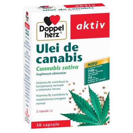 Cannabis oil, 30 capsules, Doppelherz