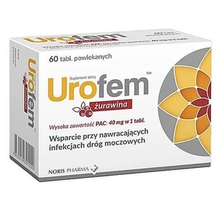 Urofem Żurawina, 60 tabletek