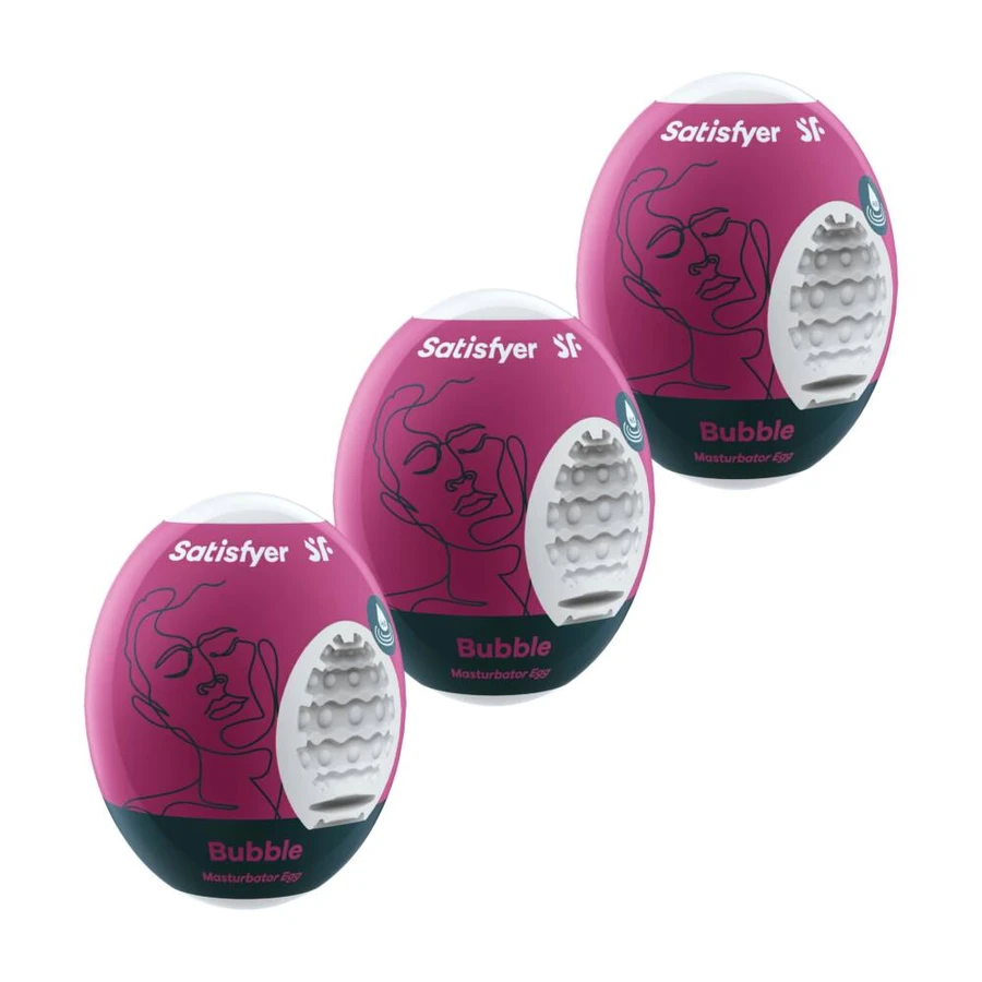 Satisfyer Masturbator Eggs Bubble Bubble Masturbation set