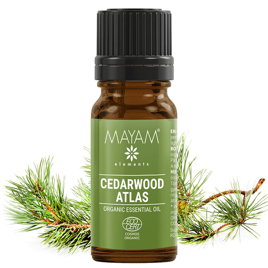 Ulei esențial de Cedru Atlas Bio M-1143, 10 ml, Mayam