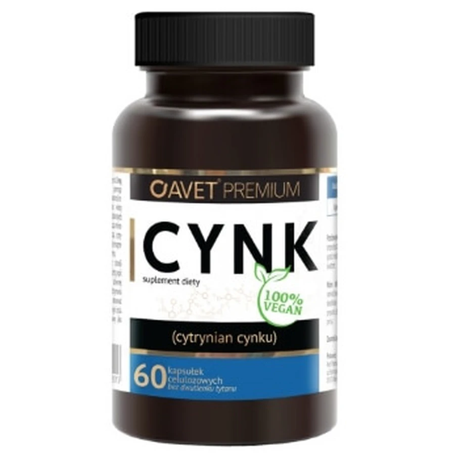 Avet Premium, Zink, 60 capsules