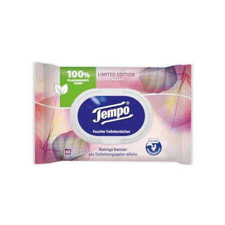 Tempo, nat toiletpapier, 42 stuks