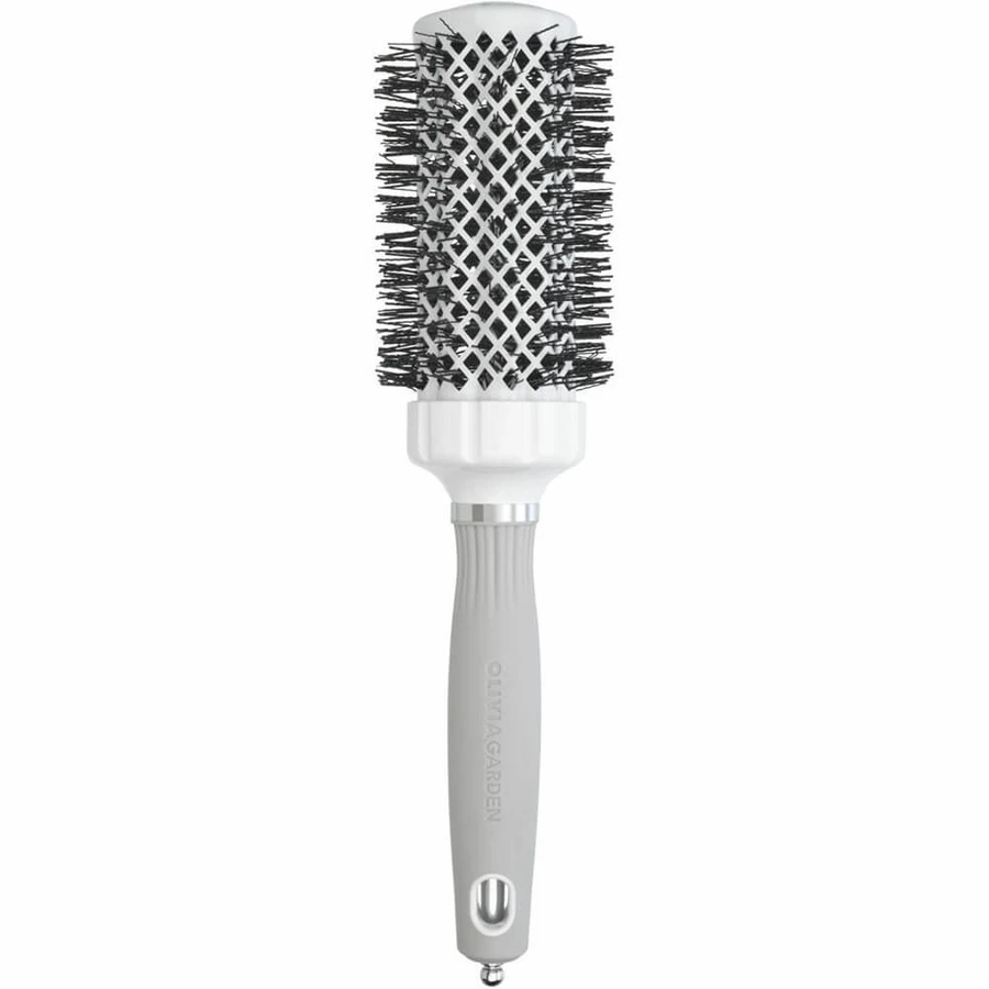 Pincel modelador de cerámica Olivia Garden Expert Blowout Grip con cera, 45 mm