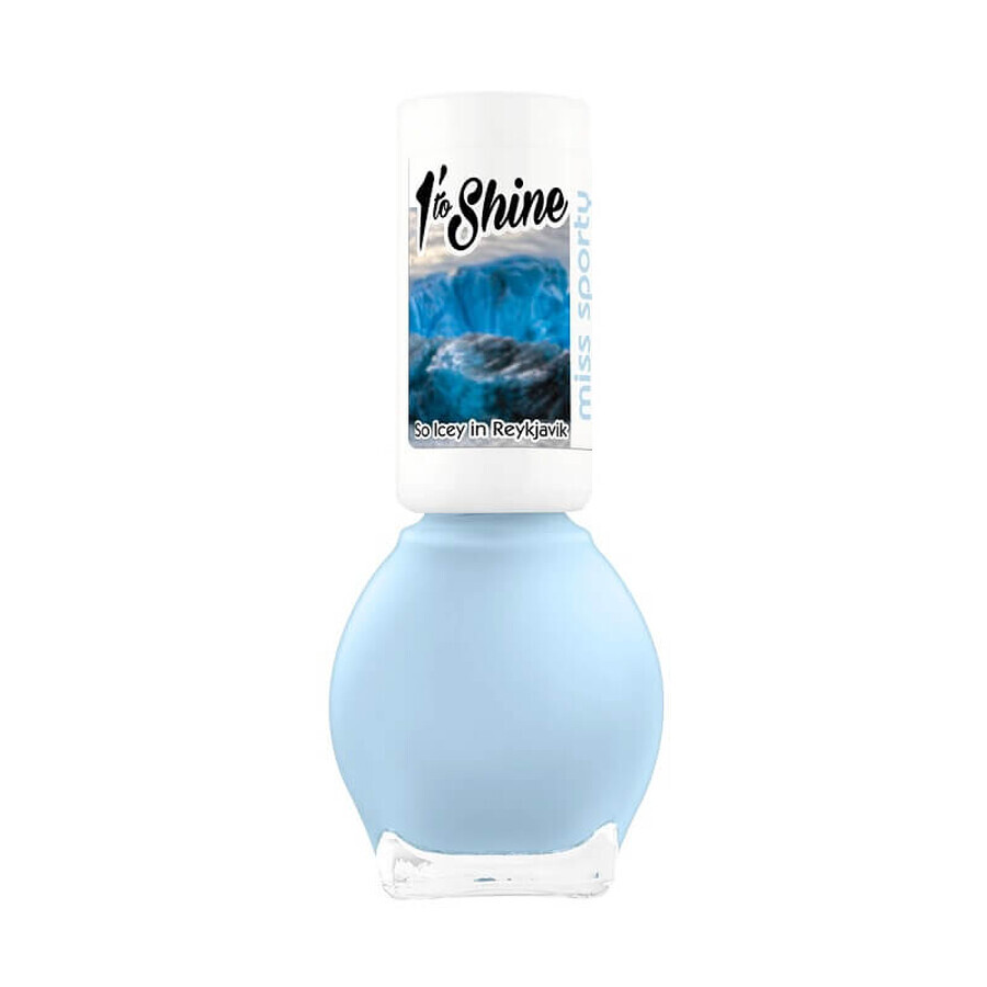 Miss Sporty 1 Minute to Shine Esmalte de uñas 639 So Icey en Reykjavik, 7ml