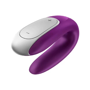 Satisfyer Double Fun Partner Vibrator für Paare Lila