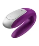 Satisfyer Double Fun Partner Vibrator for couples Purple