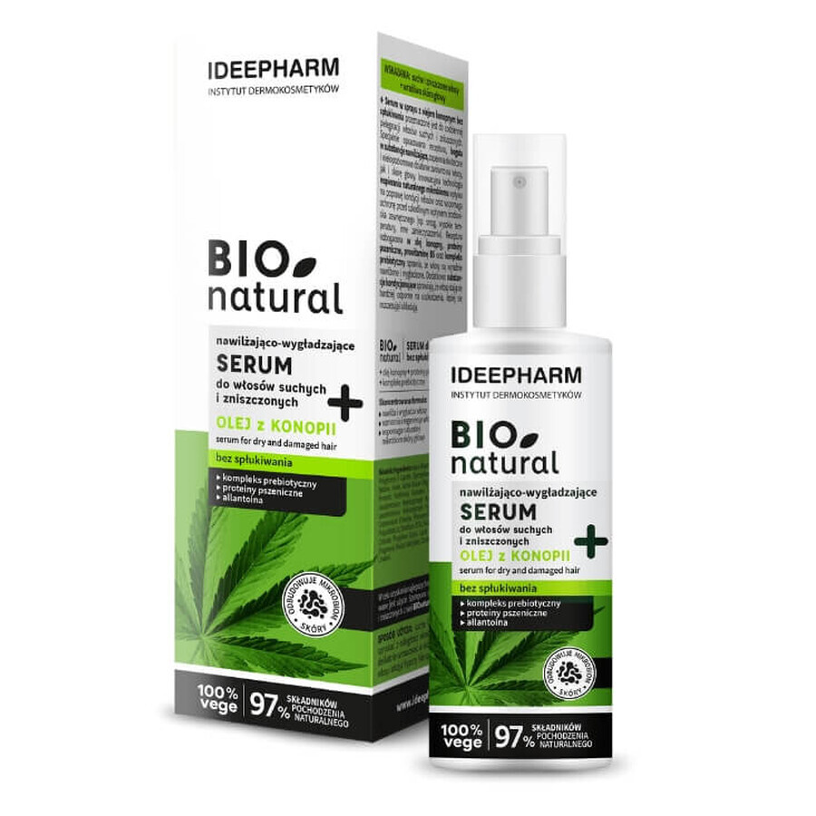 Bio Natural, Serum voor droge en beschadigde was zonder ettervorming, 200 ml