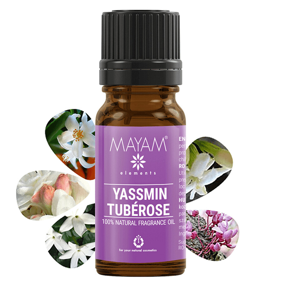 Yassmine Tuberoos natuurlijke geurolie M-1278, 10 ml, Mayam