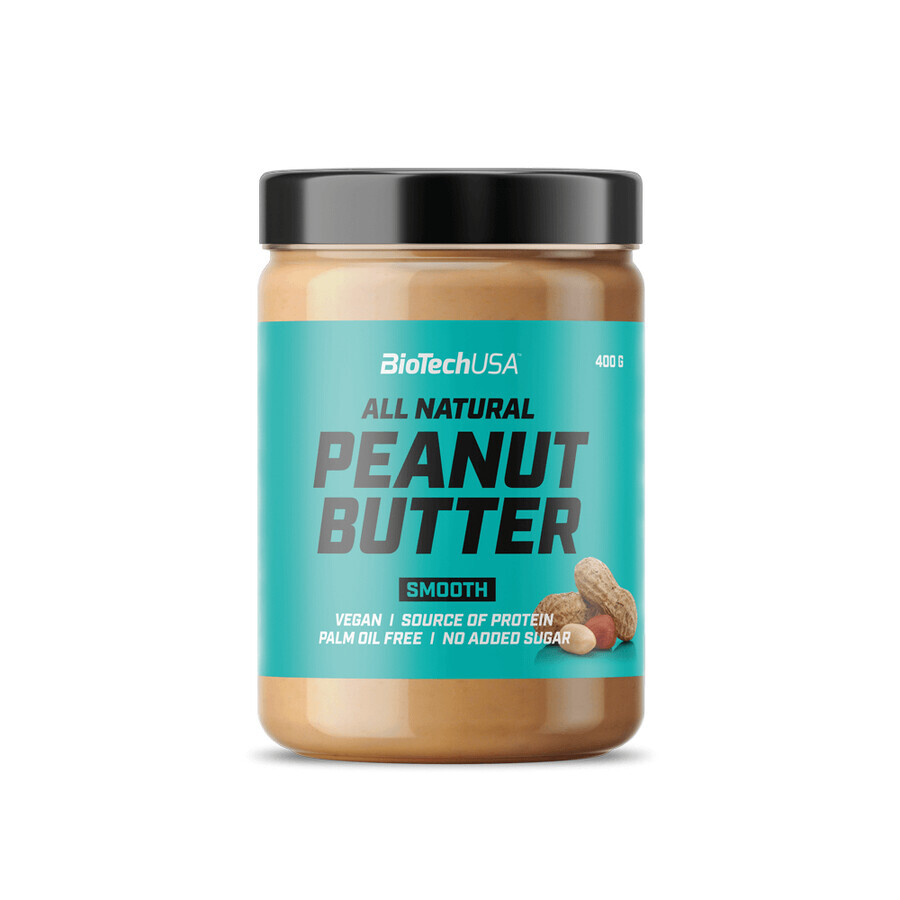 Creamy peanut butter, 400 grams, BioTechUSA