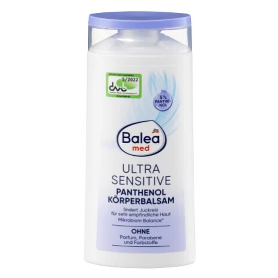 Balea, MED Ultra Sensitive, Loción corporal con pantenol, 250ml