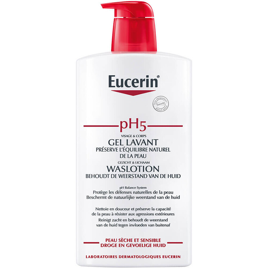 Eucerin pH5 Waschlotion Milde Douchegel, 1000ml