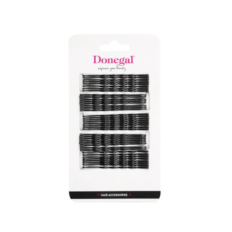 Donegal Wax Staples Black Black 7cm 1086, 40 pcs