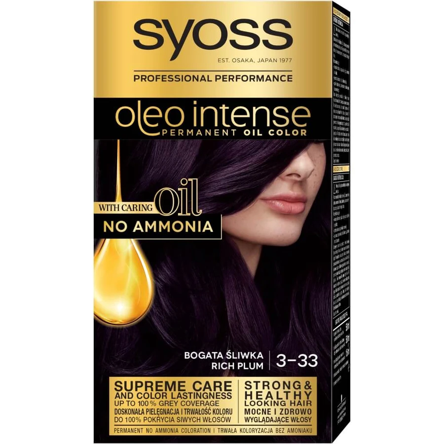 Syoss Oleo Intense Langanhaltende Haarfarbe mit Ölen 3-33 Rich Livery