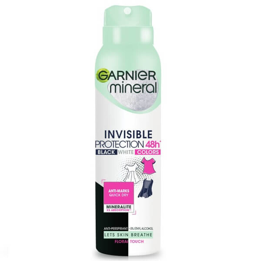 Garnier Mineral Invisible Protection Floral Touch Antitranspirant Spray, 150ml