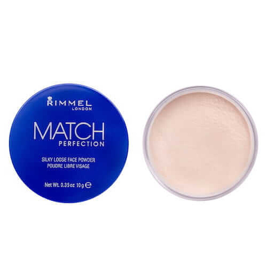 Rimmel Match Perfection zijdezachte losse poeder 001 transparant, 10g