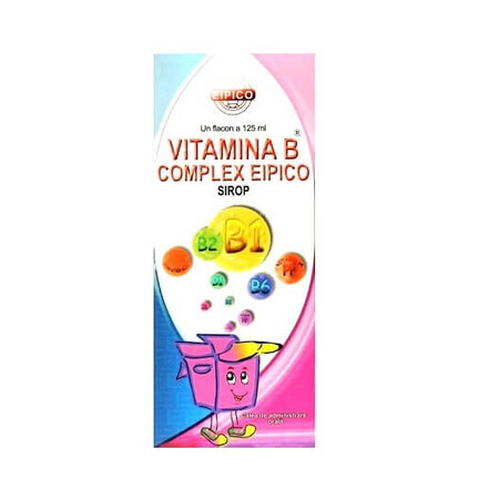 Vitamin B Complex Syrup, 125 ml, Eipico Med