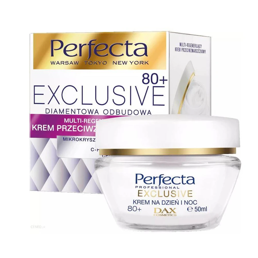 Perfecta Exclusive Crema viso giorno e notte 80+, 50ml