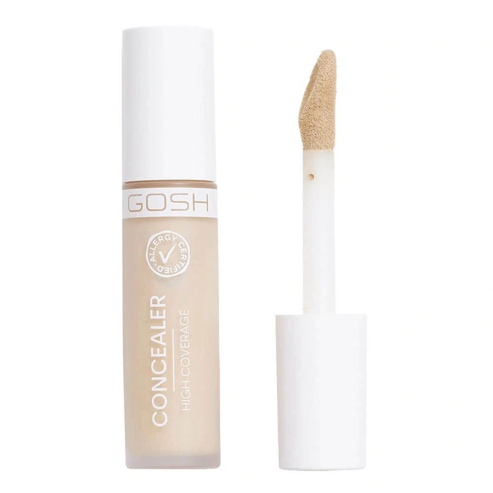 Gosh Concealer Hoge Dekking Concealer met applicator 002 Ivoor, 6ml