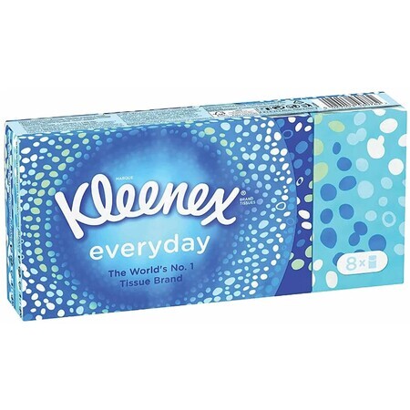 Kleenex, Everday, papieren zakdoekjes, 8 stuks