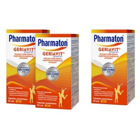 Pharmaton Geriavit, 3 x 30 tablets