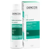 Vichy Dercos Oil Correct Normalizing shampoo for oily hair and scalp, 200 ml