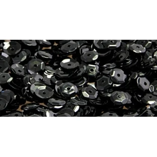 Paiete decorative 6mm, negru