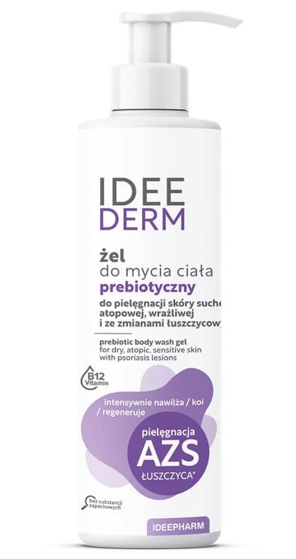 Idea Derm Prebiotic Body Cleanser and Conditioner voor de droge, atopische en gevoelige huid, 400 ml