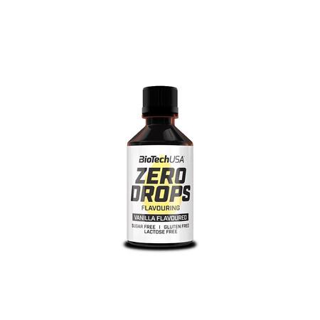 Zero Gocce Vaniglia, 50 ml, BioTechUSA